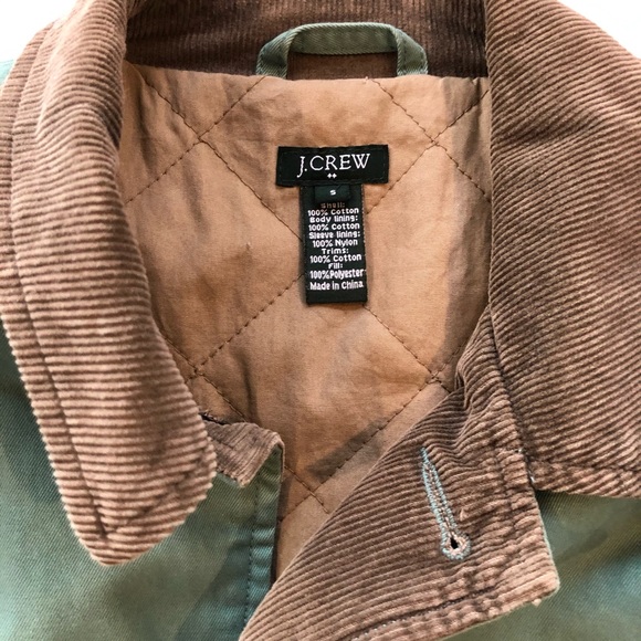 J. Crew Barn Coat Green Size Small EUC - Picture 3 of 7